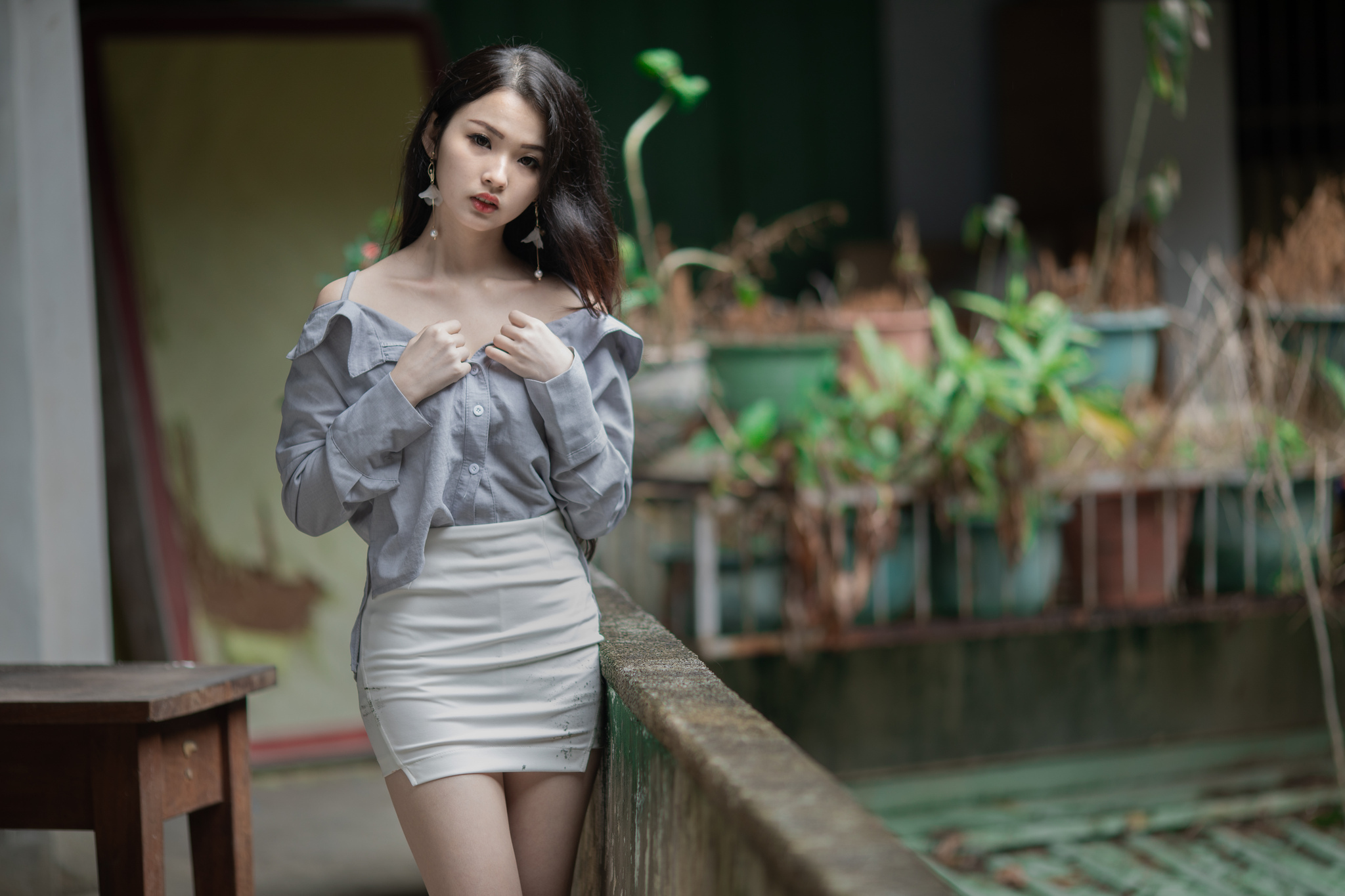 沈秋國作品  邻家女孩杨宓凌